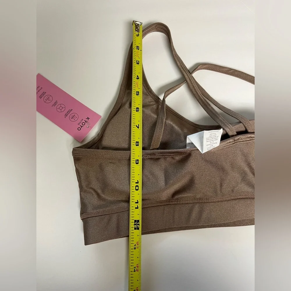Kyoyo Active bronze criss cross sports bra M - Picture 6 of 8
